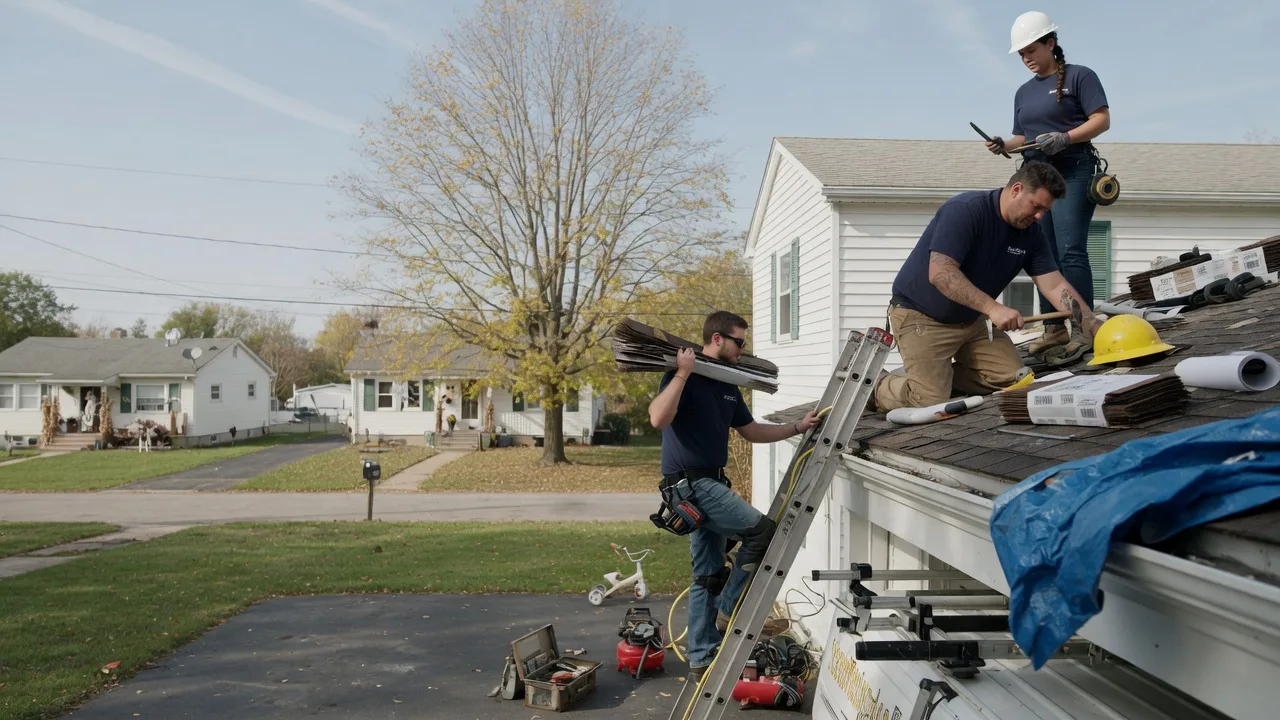 Local Roofing Contractors in Roodhouse, IL near me
